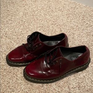Vegan Men’s Ox Blood Dr. Martins 10